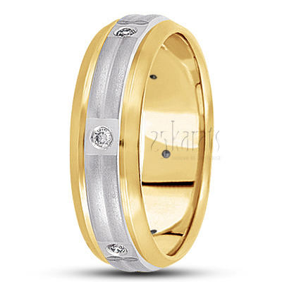 Fine Diamond Wedding Band  - view 4