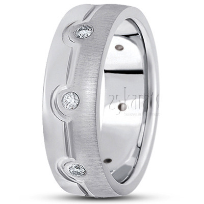 Modern Diamond Wedding Ring  - main view thumbnail