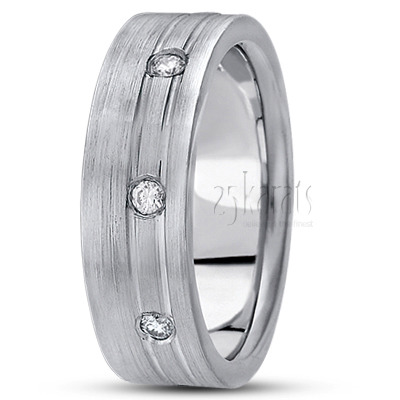 All-around Diamond Wedding Band  - view 2