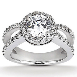 Prong Set Fancy Diamond Engagement Ring (0.72 ct.tw.) thumbnail 1
