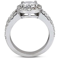 Prong Set Fancy Diamond Engagement Ring (0.72 ct.tw.) thumbnail 2