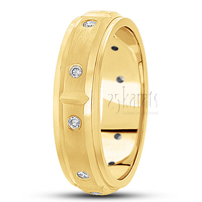 Elegant Diamond Wedding Band  1 - view 3