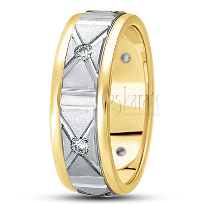 Modern Diamond Wedding Ring  1