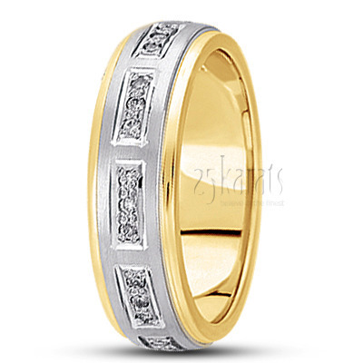 Classy Diamond Wedding Band  - view 4 thumbnail
