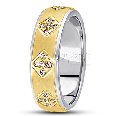 Custom Diamond Wedding Ring  - view 3 thumbnail