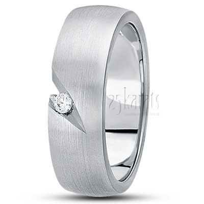Fancy Dut Diamond Wedding Band  - main view thumbnail