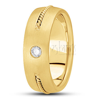 Braided Diamond Wedding Band - view 2 of 2