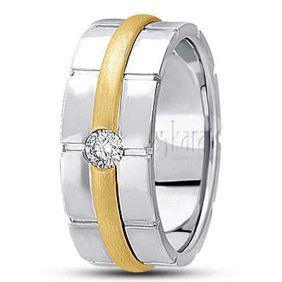 Sturdy Diamond Wedding Band - main view