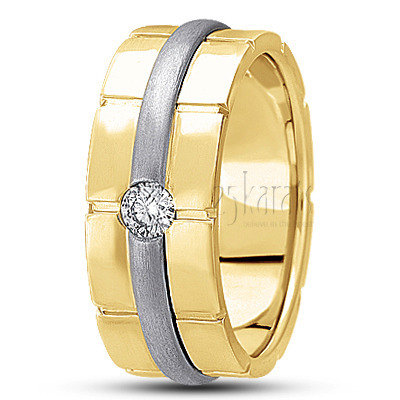Sturdy Diamond Wedding Band - view 4 thumbnail