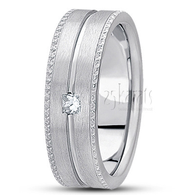 Exclusive Diamond Wedding Ring - view 2 thumbnail