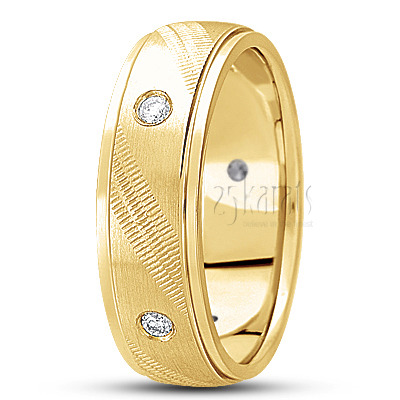Elegant Diamond Wedding Band - view 2