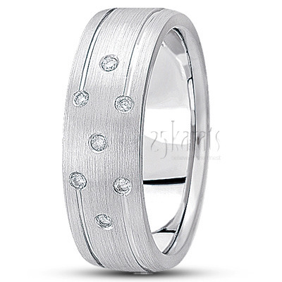 Graceful Diamond Wedding Ring - view 2 thumbnail