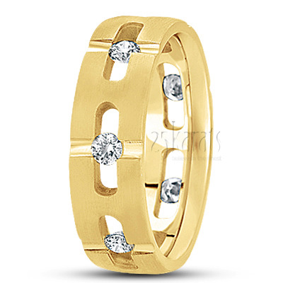 Exclusive Diamond Wedding Band - main view