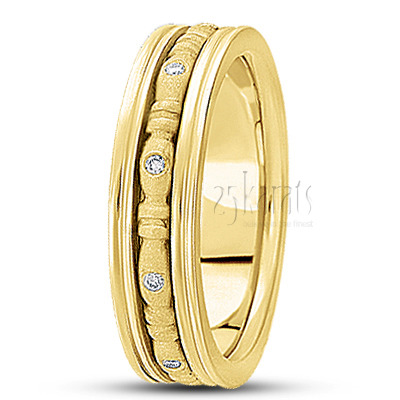 Elegant Diamond Wedding Band 1 - main view