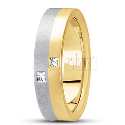 Symmetrical Diamond Wedding Ring - view 4 thumbnail