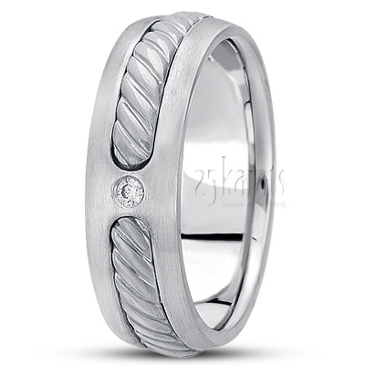 Chic Diamond Wedding Ring - view 2