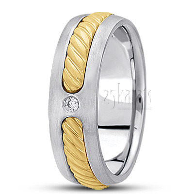 Chic Diamond Wedding Ring - main view thumbnail