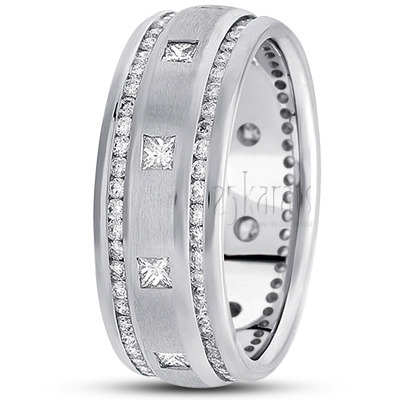 Stylish Diamond Wedding Band 1 - view 2 thumbnail