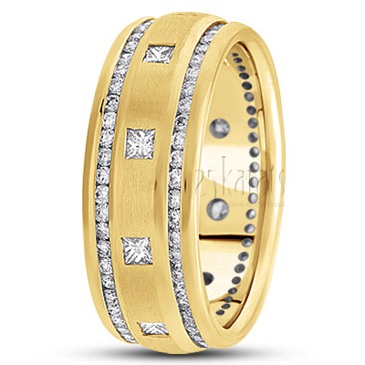 Stylish Diamond Wedding Band 1 - view 3