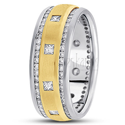 Stylish Diamond Wedding Band 1