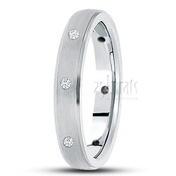 Diamond Classic Round Cut Wedding Band