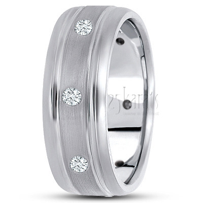 Exquisite Diamond Wedding Band - main view thumbnail