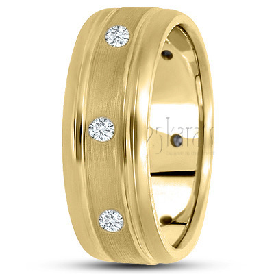 Exquisite Diamond Wedding Band - view 2 thumbnail