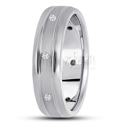 Exquisite Diamond Wedding Band 1 - main view