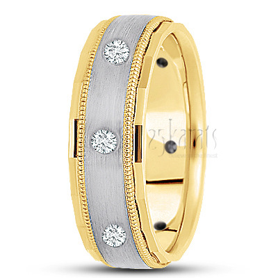 Milgrain Diamond Wedding Ring