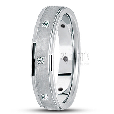 Classic Diamond Wedding Band 3 - main view thumbnail