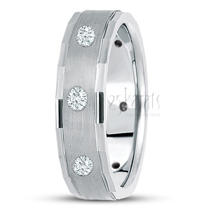 Attractive Diamond Wedding Ring - main view