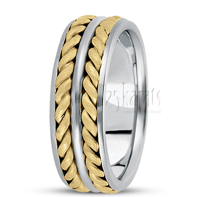 Exquisite Hand Woven Wedding Band 
