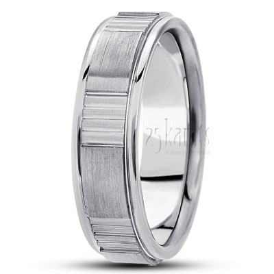 Chic Basic Designer Wedding Ring  - view 2 thumbnail