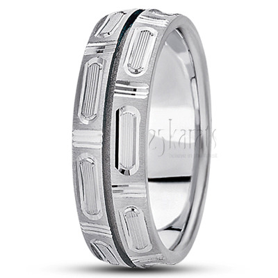 Modern Fancy Design Wedding Ring  - view 2