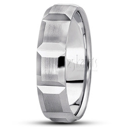 Rectangular Cut Fancy Wedding Band 