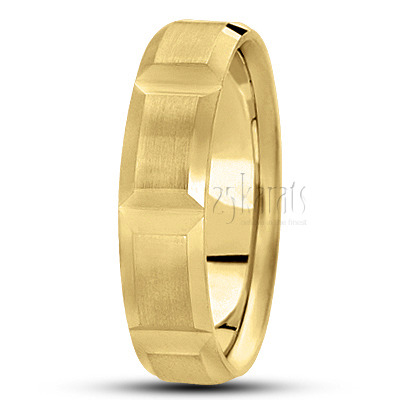 Favorite Rectangular Cut Fancy Wedding Band - main view