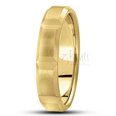 Favorite Rectangular Cut Fancy Wedding Band - view 6