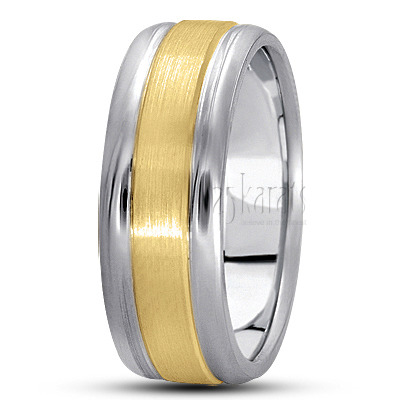 Classic Basic Carved Wedding Ring  - main view