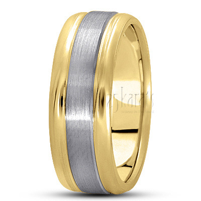 Classic Basic Carved Wedding Ring  - view 4