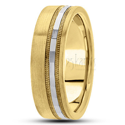 Angular Cut Basic Designer Wedding Ring  - main view thumbnail