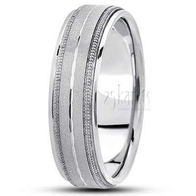 Milgrain Basic Design Wedding Ring  - main view