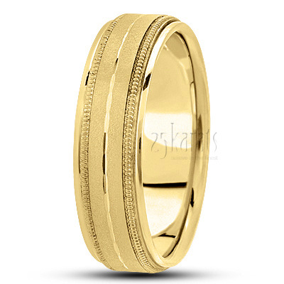 Milgrain Basic Design Wedding Ring  - view 2