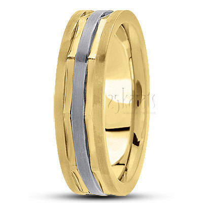 Attractive Diamond Cut Wedding Ring  - view 4 thumbnail