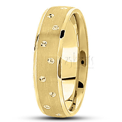 Exquisite Diamond Carved Wedding Ring  - main view thumbnail