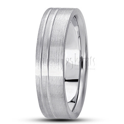 Classic Flat Basic Design Wedding Ring  - view 5 thumbnail