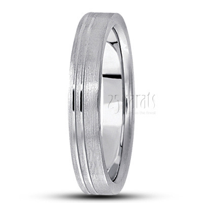 Classic Flat Basic Design Wedding Ring  - view 7 thumbnail