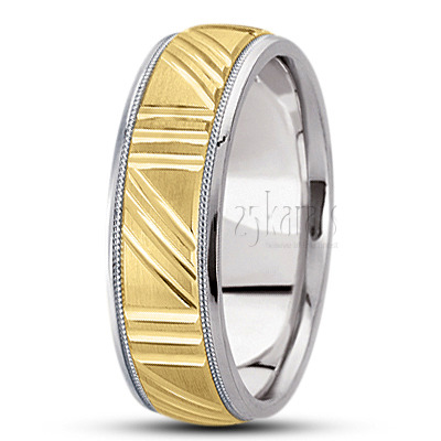 Contemporary Basic Design Wedding Ring  - view 3