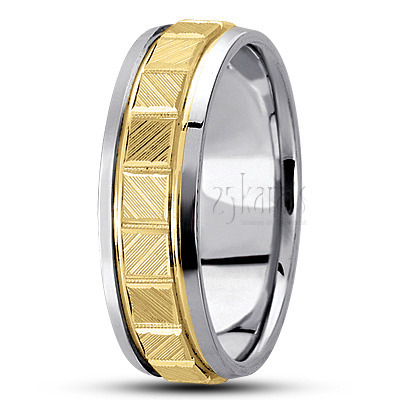 Stylish Rectangular Cut Designer Wedding Ring  - main view thumbnail