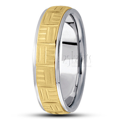 Incised Basic Designer Wedding Band  - main view thumbnail