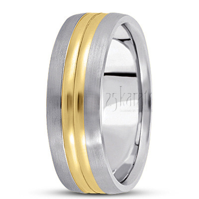 Convex Center Basic Designer Wedding Ring  - main view